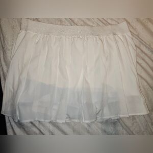 PINK Victoria's Secret White Tennis Skirt